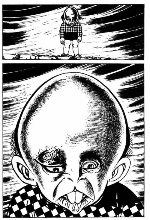 "El demonio feo" El chico de los ojos de gato de Kazuo Umezz.