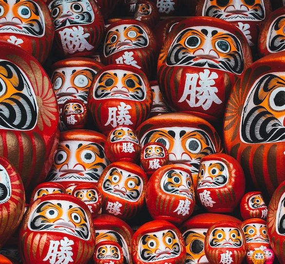 Daruma Amuleto Japones