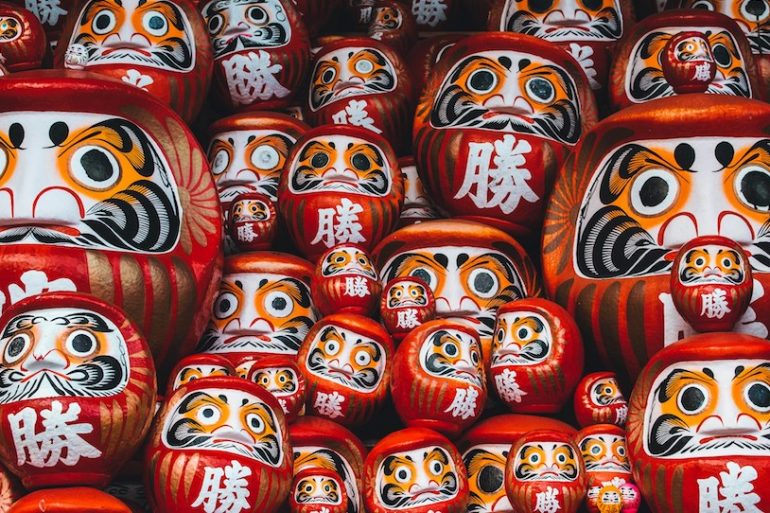 Daruma Amuleto Japones